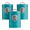 Cooks Professional 3 Piece Tea Coffee Sugar Cannister Set |