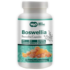 WAY 4 ORGANIC W4O Boswellia Capsules 500mg 180 Capsules 90 Days Servings (Pack of 1)