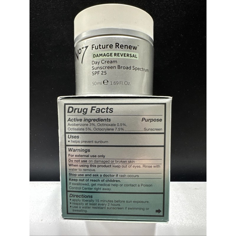 No7 Future Renew Damage Reversal Day Cream SPF 25 Sunscreen