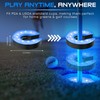 KINGTOP LED Golf Hole Lights (4-Pack) - Battery Operated, Anti-Glare
