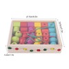 Beads Threading Toy, Wooden Safe Non-toxic Educational Stacking Block Tough