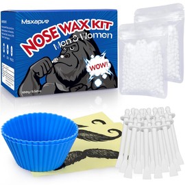 Wax Kit For Nose Hair Remova productl For Men & Women,Hair Remova productl Wax 30 Applicators Safe Easy , 15-20 Times Usage Body Care Hair Removal