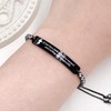 JunyiDIY Courage Power Black Box Chain Bracelet Faith Gift Jewelry
