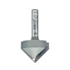 Trend Professional Chamfer V Groove Cutter, 45-Degree, 1/4 Inch Shank,
