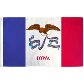 Iowa State Flag - 3x5ft Premium Polyester Printed Flag