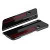 2pcs Motorcycle Saddlebag Latch Cover Reflectors for Glide Touring 94-17