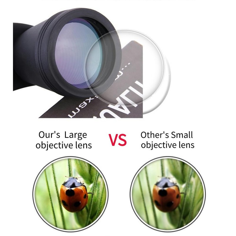 HD Compact Handheld Bird Watching Binoculars Zoom Hunting Binocular Day