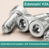PRIOstahl Cylindrical Screws with Hexagon Socket Fully Threaded Screws Hex