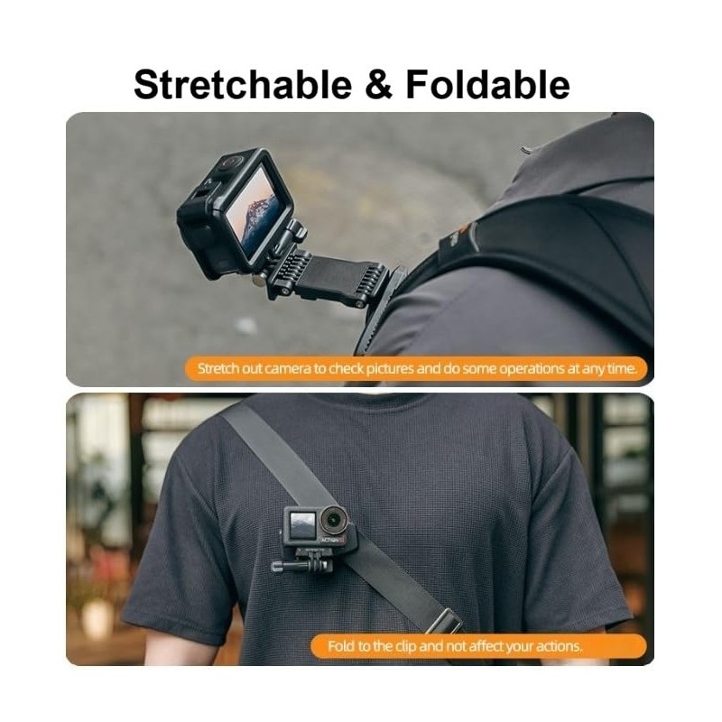 CamGo Sunnylife Extended Magnetic Rotation Clip Mount for GoPro for