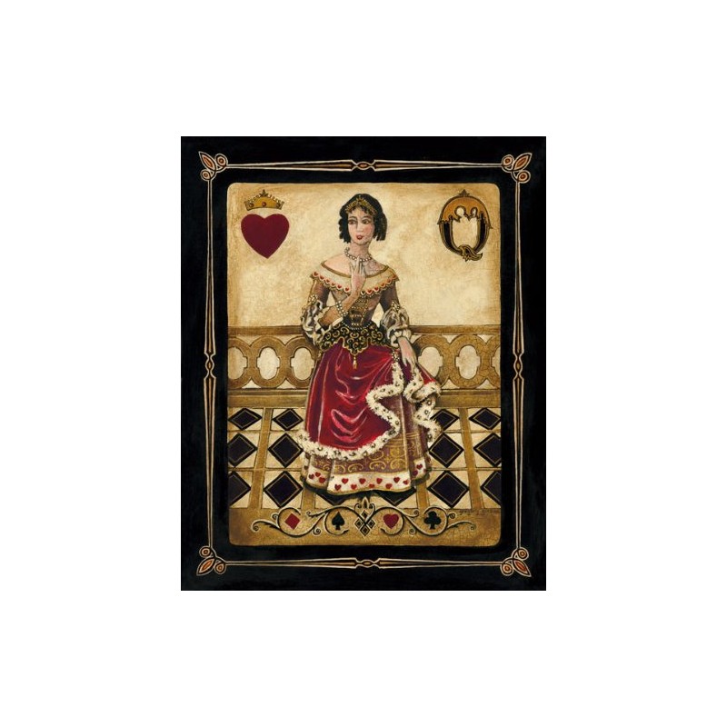 WallsThatSpeak 4 Harlequin Playing Card Poker Joker Jack Queen King