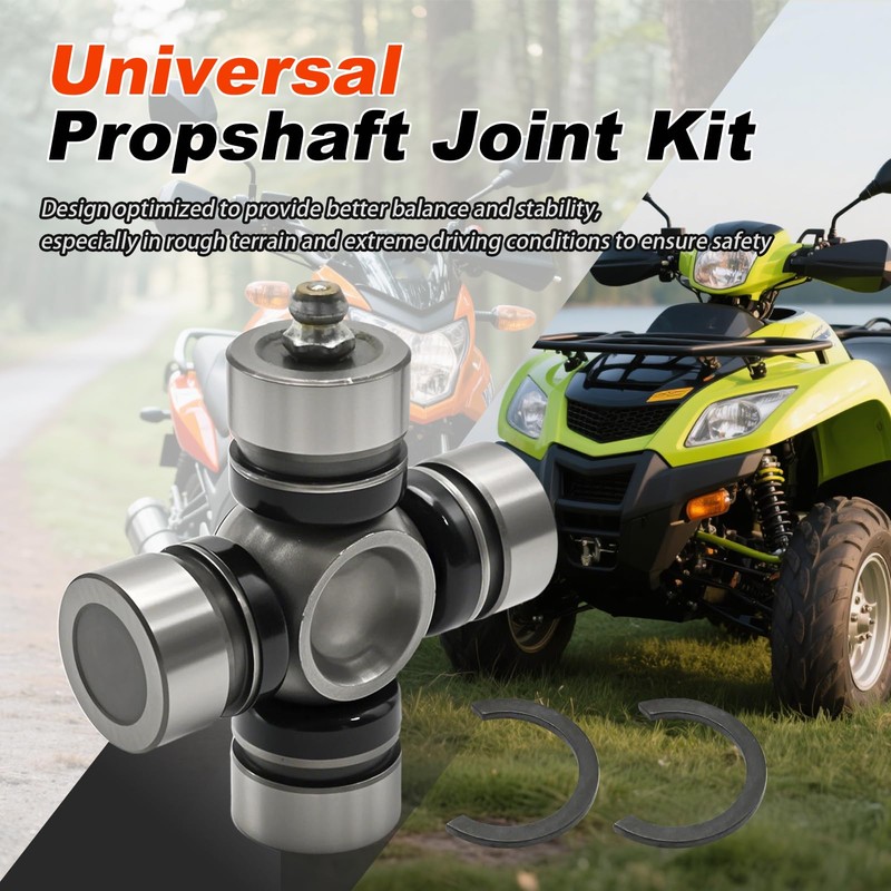 Vkinman Front Drive Shaft U-Joint Set, Rugged Universal Joint Set,