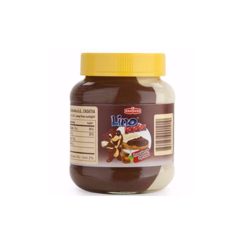 Lino Lada White and Cocoa Hazelnut Spread, Duo, 12oz (350g)