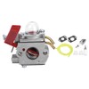 Garden Lawn Mover Trimmer Carburetor Kit for Homelite UT‑33600A 26cc