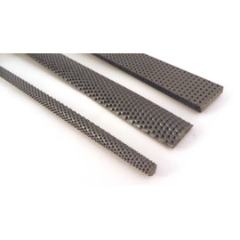 Narex 3 Piece Set Round Rattail, Half Round and Rectangular 200 mm Cabinetmaker Wood Course Cut Rasp 854202