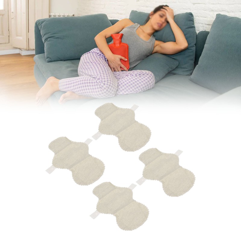 4Pcs Reusable Feminine Pads Washable Cotton Leak Proof Breathable Skin
