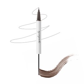 Queen Diary Eyebrow Pen And Eyebrow Gel,Eyebrow Pencils for Women with Fine Brush & Tinted Eyebrow Gel, 2-in-1 Dual-Ended Brow Pen for Fuller Looking Defined Brows, Stay All Day (Brown)