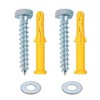 M10x50mm Heavy Duty Wall Plugs Tv Wall Bracket Screws for