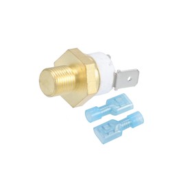 HOPESPANNER Universal Automotive Radiator Engine Cooling Fan Temperature Thermo Sensor Switch 1/8'' NPT 145-160 Degrees on 124 Degrees Off Vehicle Components