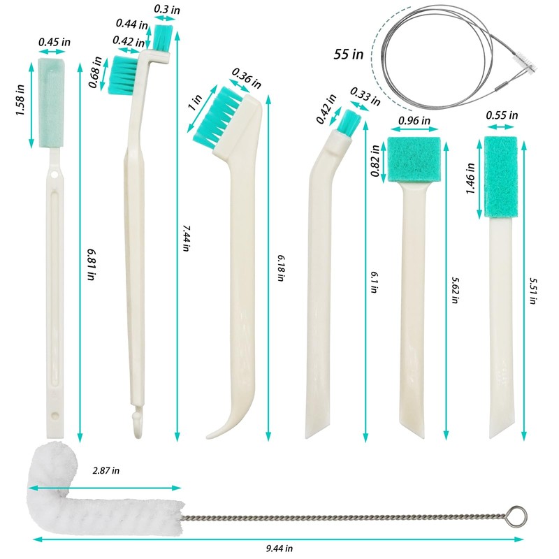 10 Pcs Ice Machine Cleaning Brush Kit, Ice Maker Cleaner