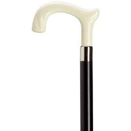 Walking Cane Lady's Decorative Derby Handle Cane (Simulated Ivory)