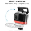 TOMGDRACO Insta360 ONE RS Panoramic Mode Dive Case for Panoramic