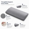 Lumbar Support Pillow for Sleeping – Contoured Lower Back Cushion