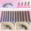 Lash Clusters Kit, Wispy Lash Clusters Natural Lash Extension Kit