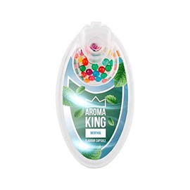 Aroma King, premium menthol capsules, set of 100 pieces, DIY menthol filter for unforgettable flavour, including a box for storing the aromatic click pod balls