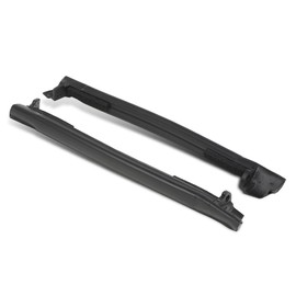 LQI Top Mounted Side Weatherstrip Seal Compatible with Chevy Corvette 1997-2004 Black Pair 10313370, 10313371