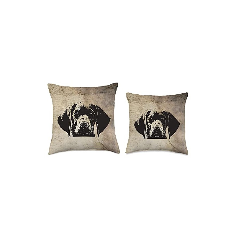 German Shorthaired Pointer gift for GSP Owners Throw Pillow