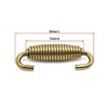 uxcell 2pcs Stainless Steel Gold Tone Swivel Motorcycle Exhaust Pipe