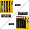 RT-TCZ Black Honeycomb Mesh Front Grill Inserts Kit for 1997-2006