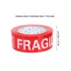 iplusmile 1 Roll Fragile Marking Tape, 100M Fragile Packing Tape