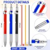 Lyaciomn Welding Pencil with Round Lead Set Metal Welding Marker