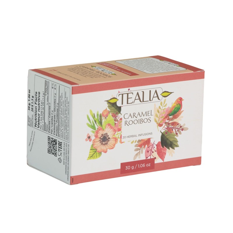 Tealia regular range - Caramel Rooibos Tea 1.5 g x