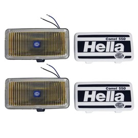 Hella 550 Performance Off-Road Amber Fog Light Kit for Pickup Trucks, SUV, 4x4, Jeep, Tractors / 005700681