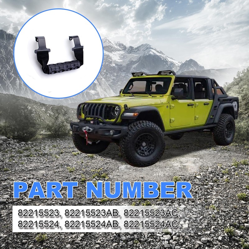 82215524 Grips Grab Handles Compatible with 2018-2023 Jeep Wrangler &