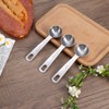 3pcs Measuring Spoon, Stainless Steel Teaspoons 2 TSP | 2/3