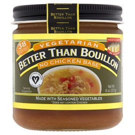 Better Than Bouillon Vegetarian Base Variety Pack, 1 Jar of No Chicken Base & 1 Jar of No Beef Base, 8 Ounce Jars (2 CT)