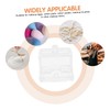 FOMIYES 2pcs Transparent Cotton Swab Storage Box Dustproof Organizer Protective