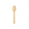 BIOZOYG Environmentally Friendly Disposable Wooden Spoons I Wooden Cutlery Soup