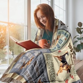 German Shepherd Gifts, German Shepherd Blanket 60"X50", German Shepherd Mom Gifts, German Shepherd Gifts for Women, German Shepherd Mom Gifts for Dog Lovers, Gifts for German Shepherd Owners