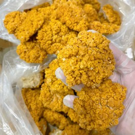 Golden Mushroom Yellow Ear Yellow fungus tremell Tremella 黃耳 free worldwide airmail (500 grams)