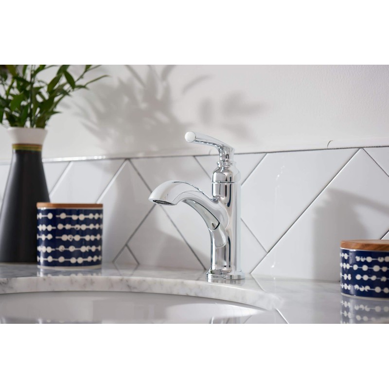 Hilliard 1+3 Hole 1 Lever Handle Chrome Lavatory Faucet