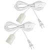 Jimosoon Light Bulb Socket with Cord - 10Ft Plug in