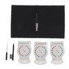 Hearing Amplifier Cleaning Kit Replacement Wax Filters Set with Cloth