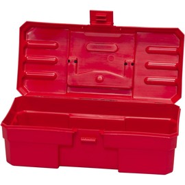 Akro-Mils 12-Inch ProBox Plastic Toolbox for Tools, Hobby or Craft Storage Toolbox, Model 09912, (12-Inch x 5-1/2-Inch x 4-Inch), Red, 12-Pack