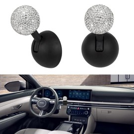 Bling Car Push Starter Button Cover One-Touch Car Push to Start Accessories Joystick Cover Suitable for Cars, Car Accessories Interior Decor Push to Start Button Rocker(Sliver)