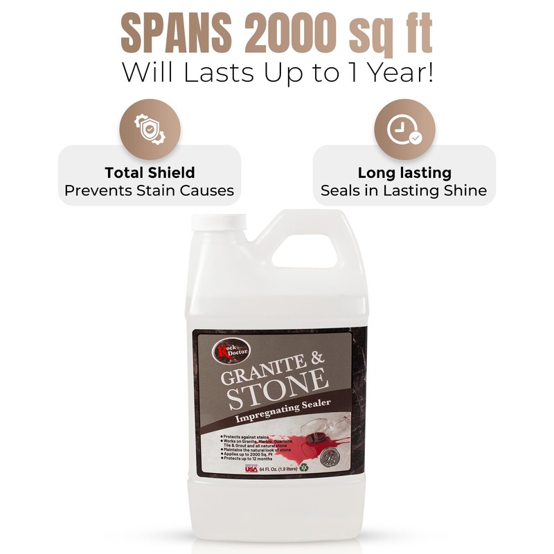 Rock Doctor Granite & Stone Impregnating Sealer – 64 oz