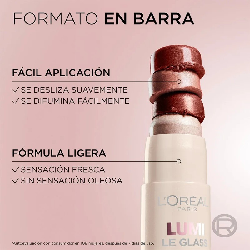 Iluminador En Barra Lumi Highlight Stick De L'oréal Paris Perl
